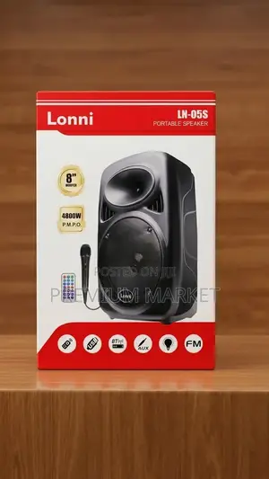 Lonni 8"portable Speaker የብሉቱዝ ስፒከር