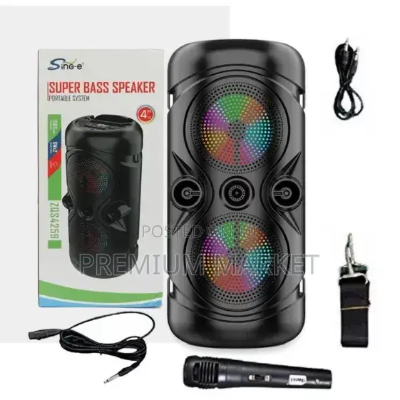 Sing-E ZQS4259 Super Bass Portable Bluetooth Speaker