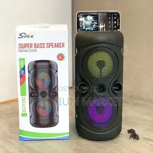 Sing-E ZQS4259 Super Bass Portable Bluetooth Speaker