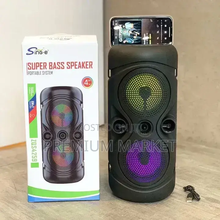Sing-E ZQS4259 Super Bass Portable Bluetooth Speaker