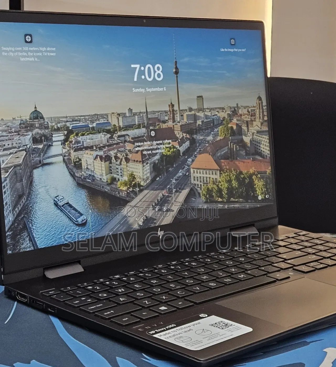 New Laptop HP Envy x360 16GB AMD Ryzen 7 SSD 512GB