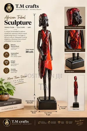 African Tribal Sculpture የአፍሪካ ባሕላዊ ቅርጽ ቅርፃቅርፅ የአፍሪካ ቅርጻ ቅርጽ