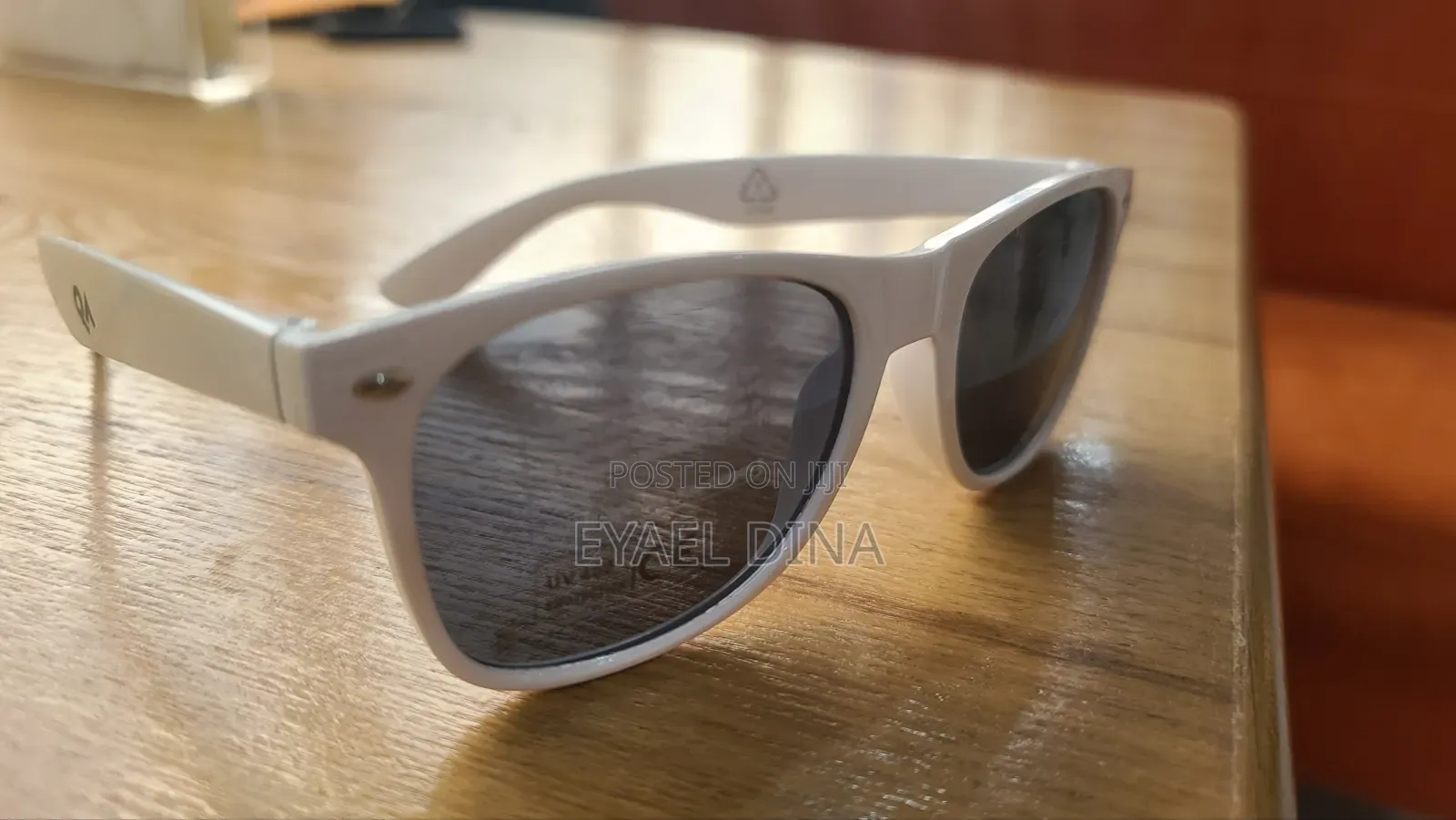 Classic White Framed Sunglasses