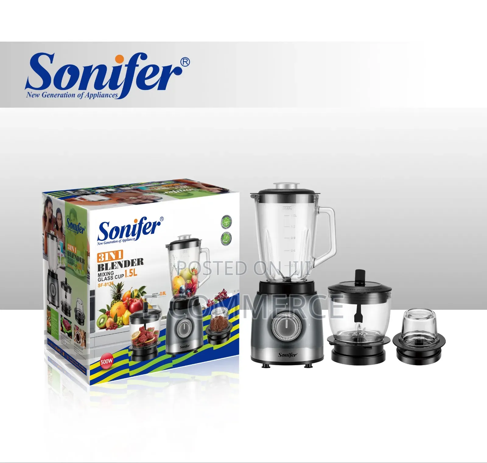 Sonifer 3 in 1 Blender / Grinder