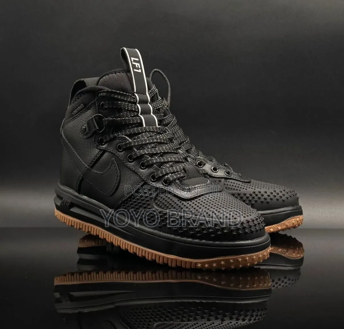 Nike Lunar Force 1 Duckboot Balck Unisex Boots Shoes