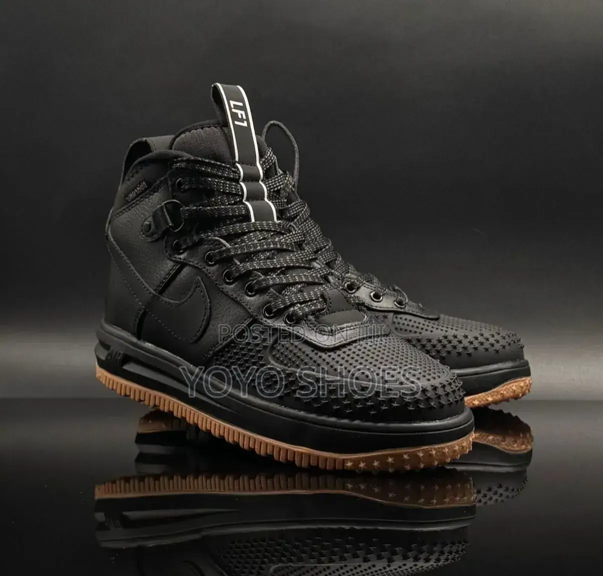 Nike Lunar Force 1 Duckboot Balck Unisex Boots Shoes