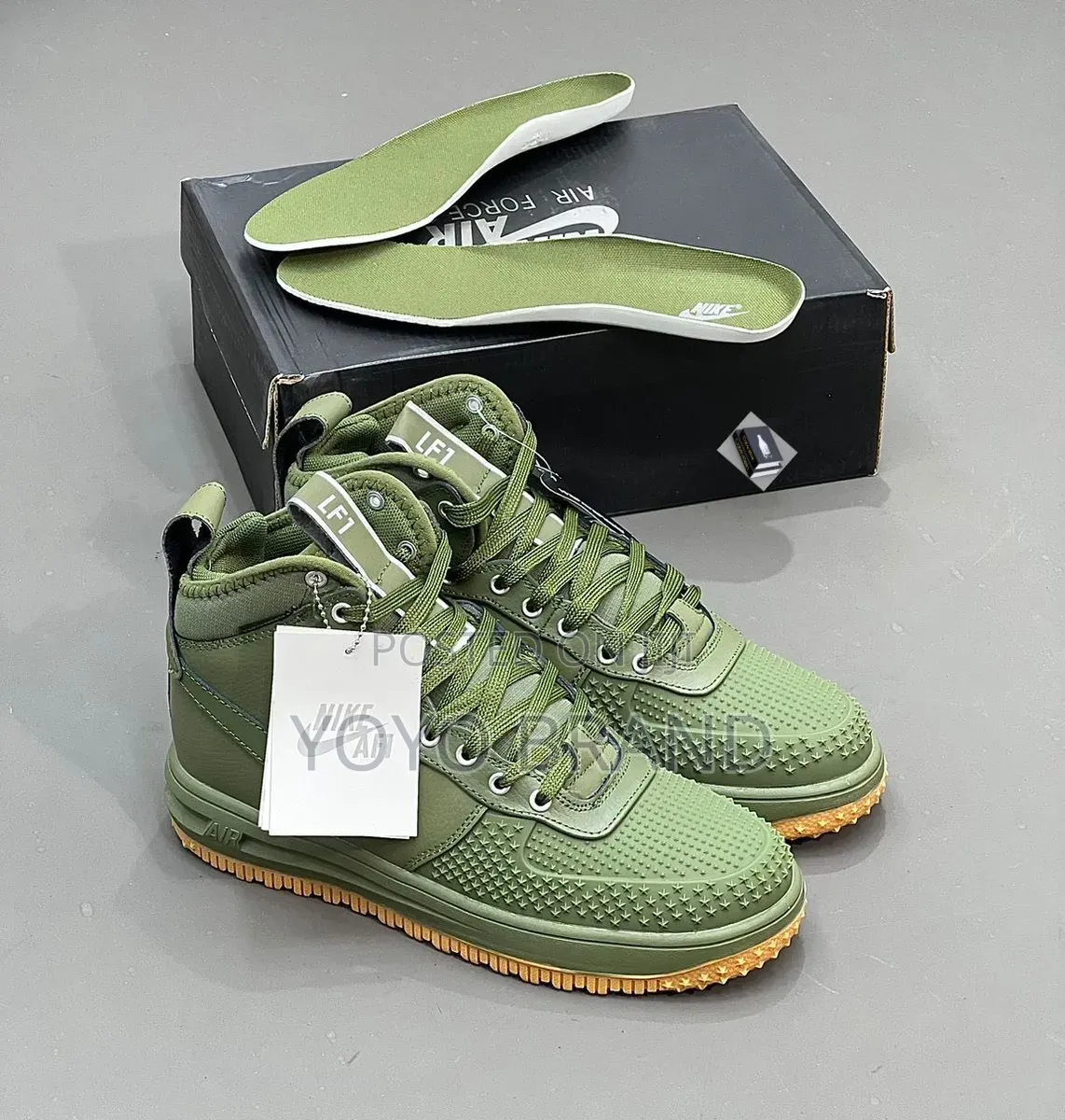 Nike Lunar Force Duckboot Olive Green Unisex Fashion Boots