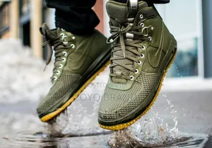 Nike Lunar Force Duckboot Olive Green Unisex Fashion Boots