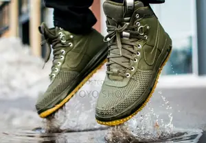 Nike Lunar Force Duckboot Olive Green Unisex Fashion Boots