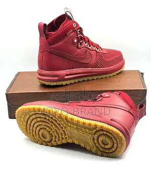 Nike Lunar Force Duckboot TeamRed Unisex Fashion Boots