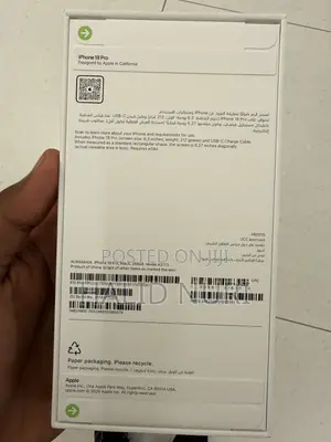 New Apple iPhone 18 Pro 256 GB Black