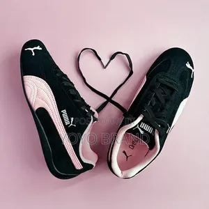 Puma Speed Cat Sude 'Black/Pink Unisex Fashion Sneaker