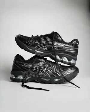 Asics Gel-Kayano 14 Black/Silver Unisex Fashion