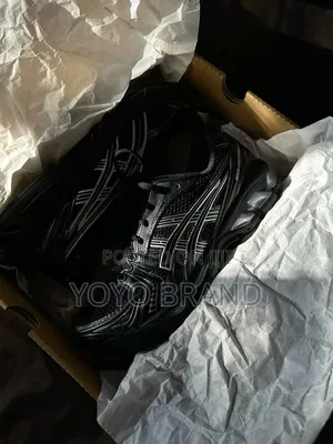 Asics Gel-Kayano 14 Black/Silver Unisex Fashion