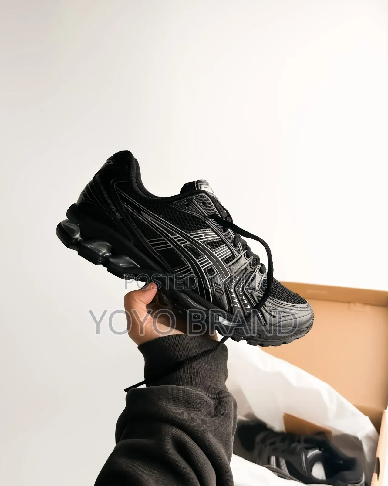 Asics Gel-Kayano 14 Black/Silver Unisex Fashion