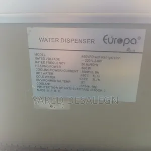 Europa Digital Water Dispenser (ዲጂታል የውሀ ማጣሪያ