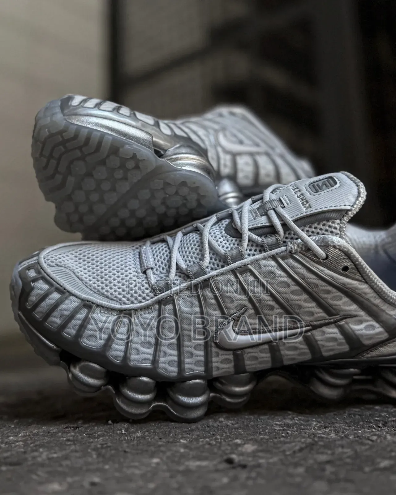 Nike Shox TL "Pure Platinum/Chrome" Unisex Sneaker