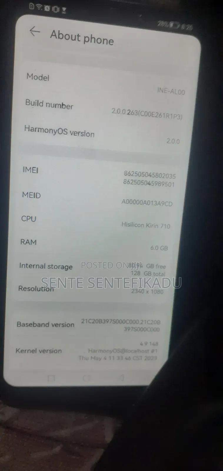 Huawei nova 3i 128 GB Black