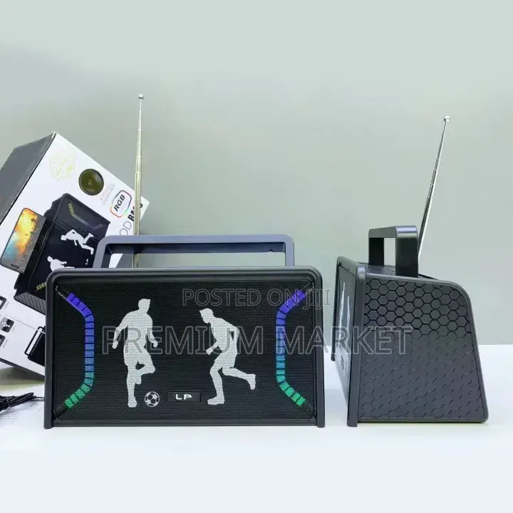 LP-V86 RGB Wireless Portable Bluetooth Speaker FM Radio የብሉቱዝ ስፒከር