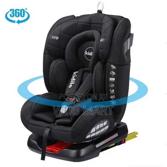 Kidilo 360° Rotating Baby Car Seat ልጆች መኪና ላይ የሚቀመጡበት ወንበር