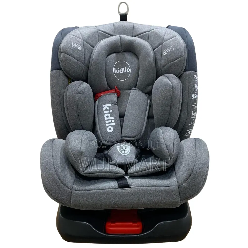 Kidilo 360° Rotating Baby Car Seat ልጆች መኪና ላይ የሚቀመጡበት ወንበር
