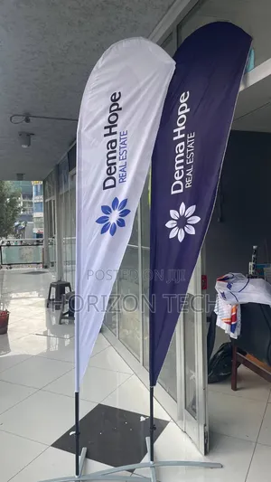 Teardrop Impoted Flag