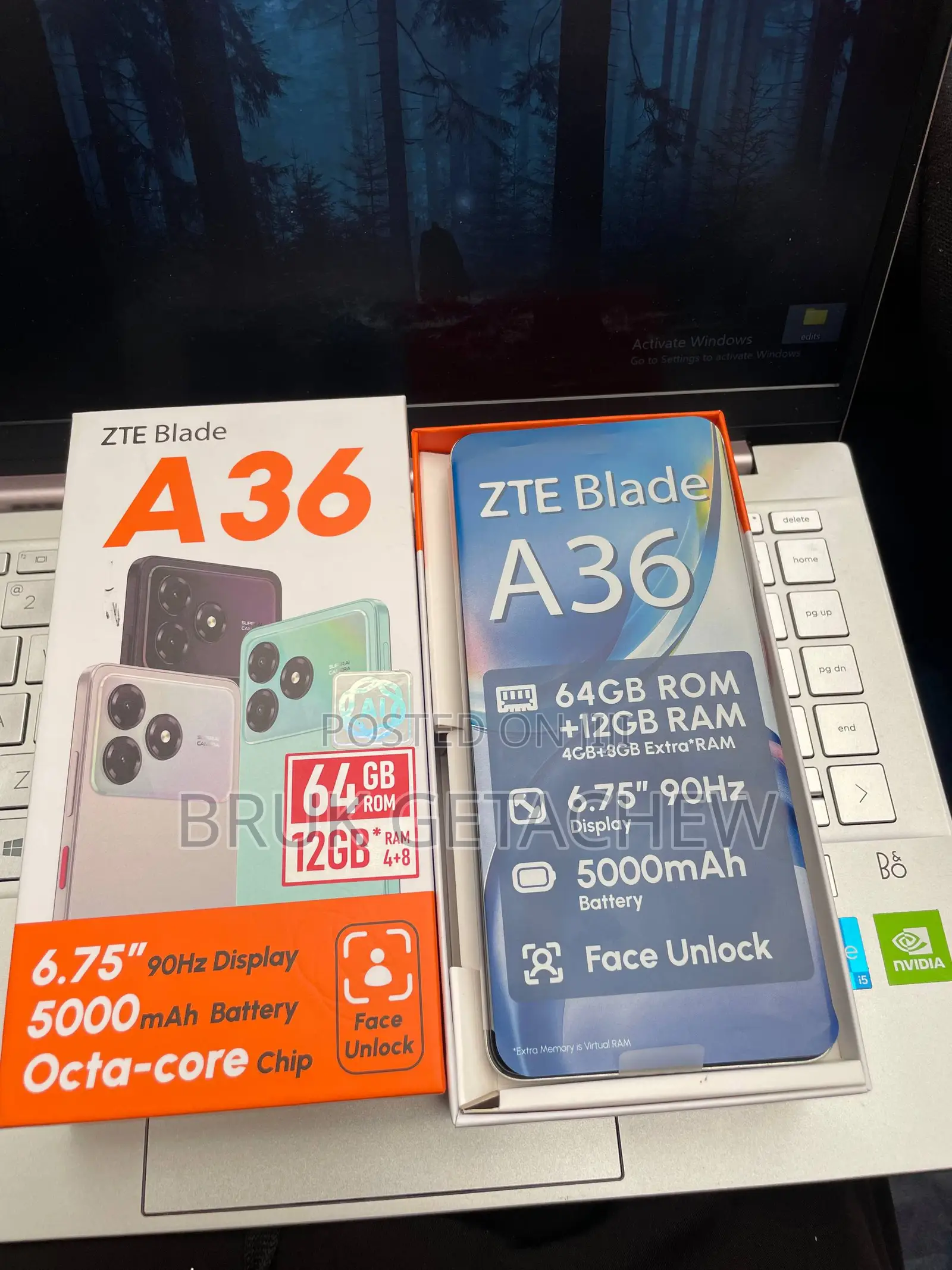 New ZTE Blade A36 64 GB White