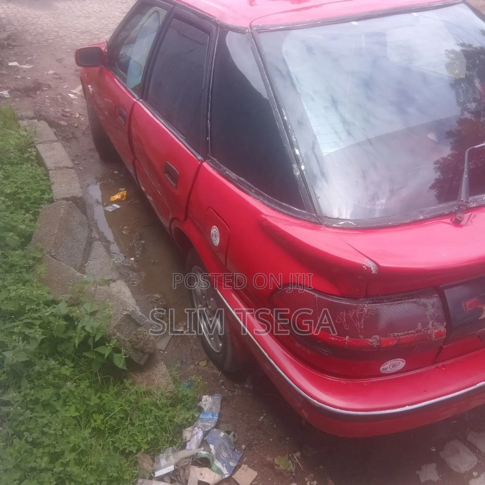 Toyota Corolla 1991 Red