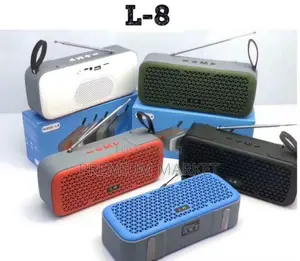 Bluetooth Speaker L8 FM Radio Media ብሉቲዝ ስፒከር
