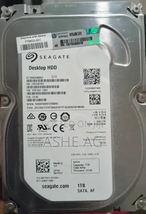 The Seagate 1TB Internal Hard Drive (ST1000DM010) Is a 3.5-Inch