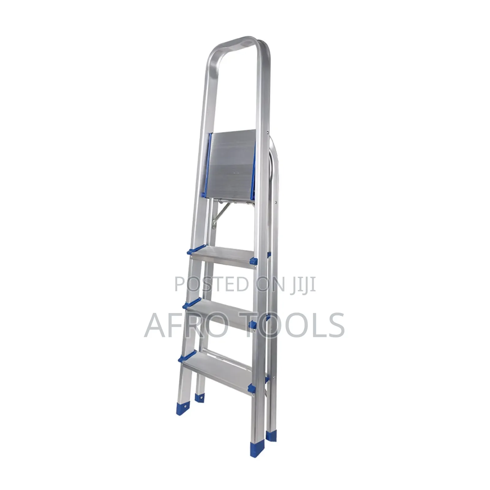 Aluminum Folding 4-Step Ladder - ተጣጣፊ መሰላል ባለ 4 ደረጃ