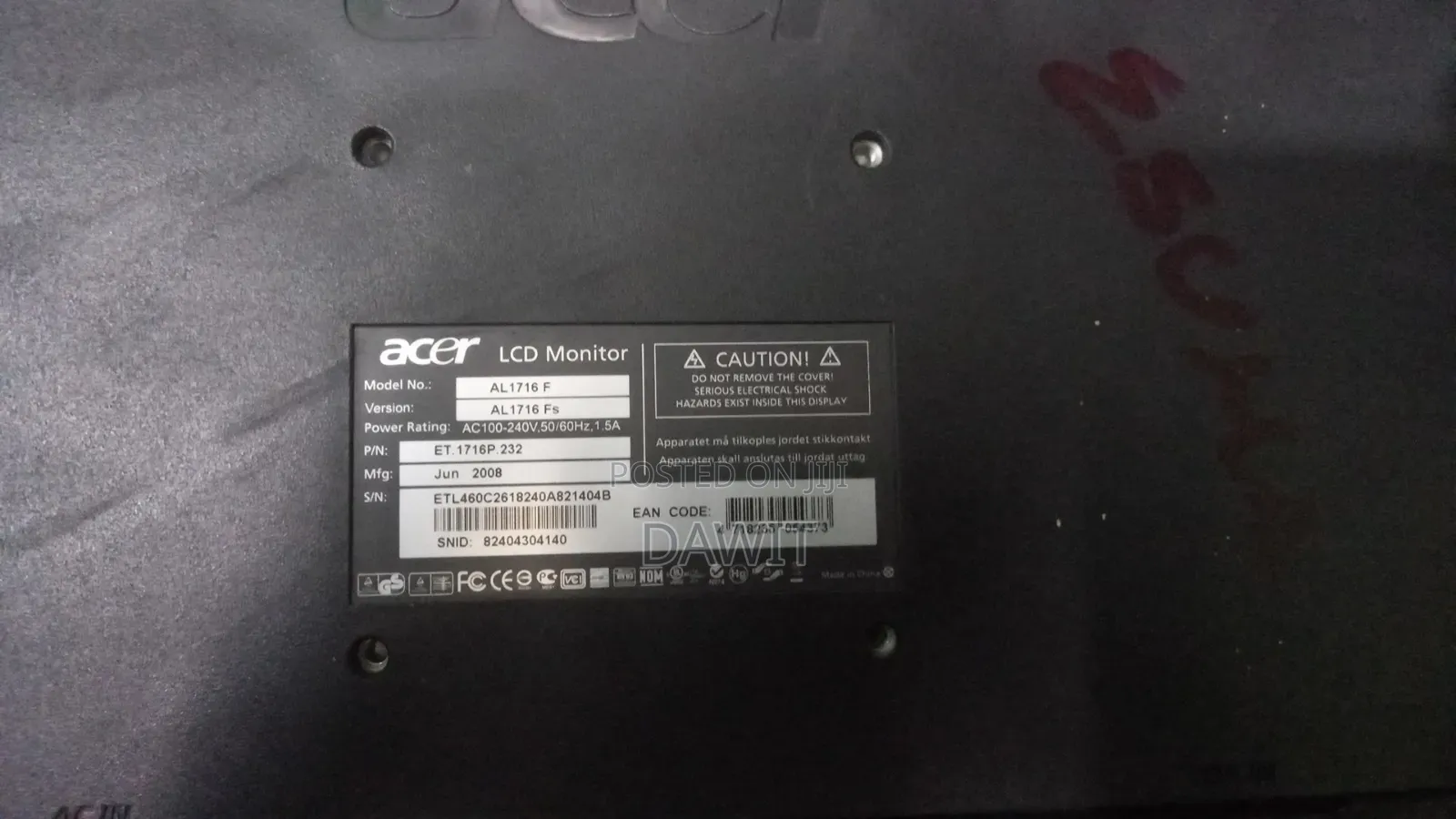 Acer Monitor
