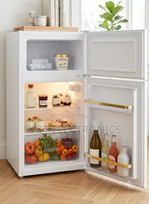 Power Star Double-Door Compact Refrigerator