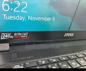 New Laptop MSI GS66 Stealth 10SGS 16GB Intel Core i7 SSD 512GB