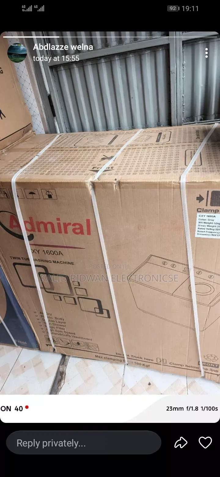 Admiral Weshing 16Kg
