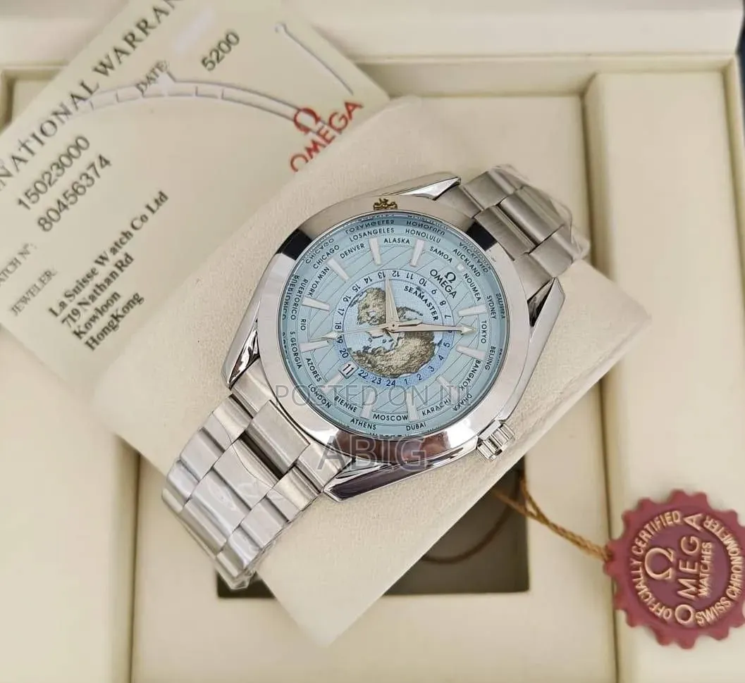 OMEGA SeaMaster Luxury Men’s Watch – Stainless Steel