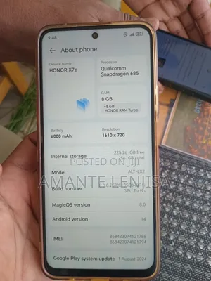 Honor X7c 256 GB Black