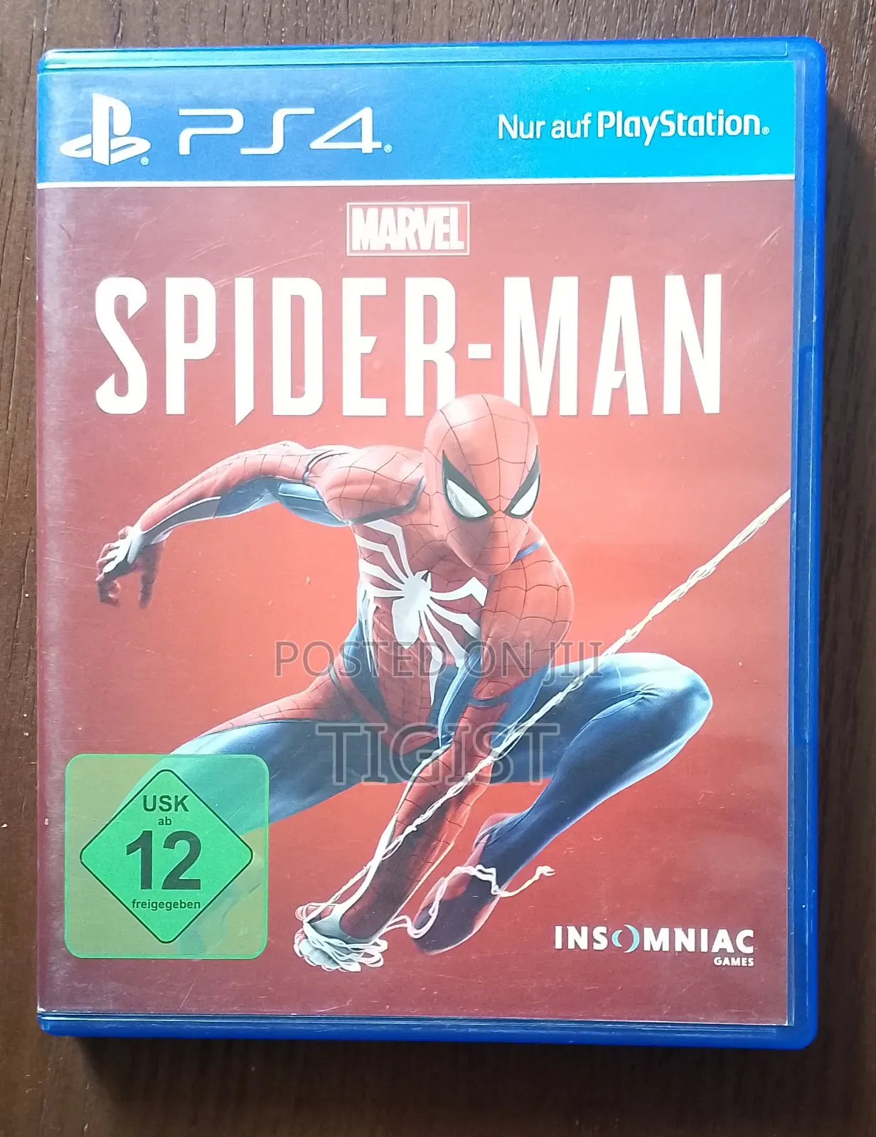 Playstation Spiderman CD Games PS4