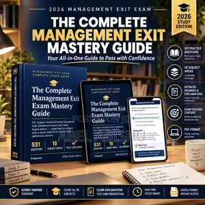 2026 Management Exit Exam ለመዘጋጀት የተዘጋጀ ሙሉ የጥናት መመሪያ! PDF