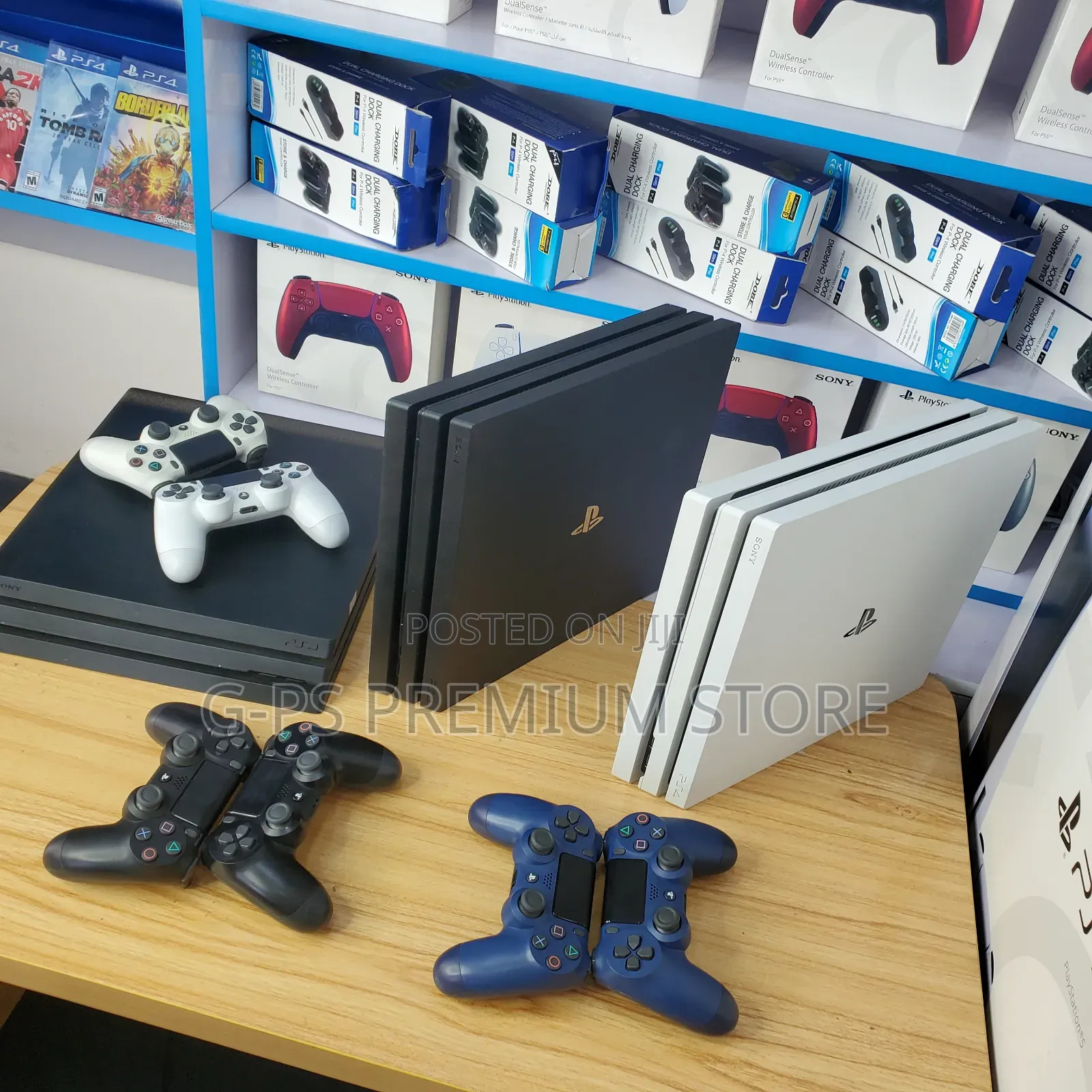 PS4 Pro Jailbreak (ጄልብሬክ) | 12 ጌም የተጫነበት | 2 Original Joystick