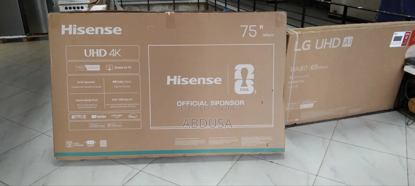 Hisense uHD Smart TV Hisenese fIFA በተመጣጣኝ ዋጋ እኛጋያገኙታል