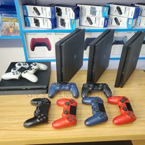 PlayStation 4 Slim Jailbreak (ጄልብሬክ) | 12 ጌሞች | 2 Joystick