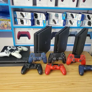 PlayStation 4 Slim Jailbreak (ጄልብሬክ) | 12 ጌሞች | 2 Joystick