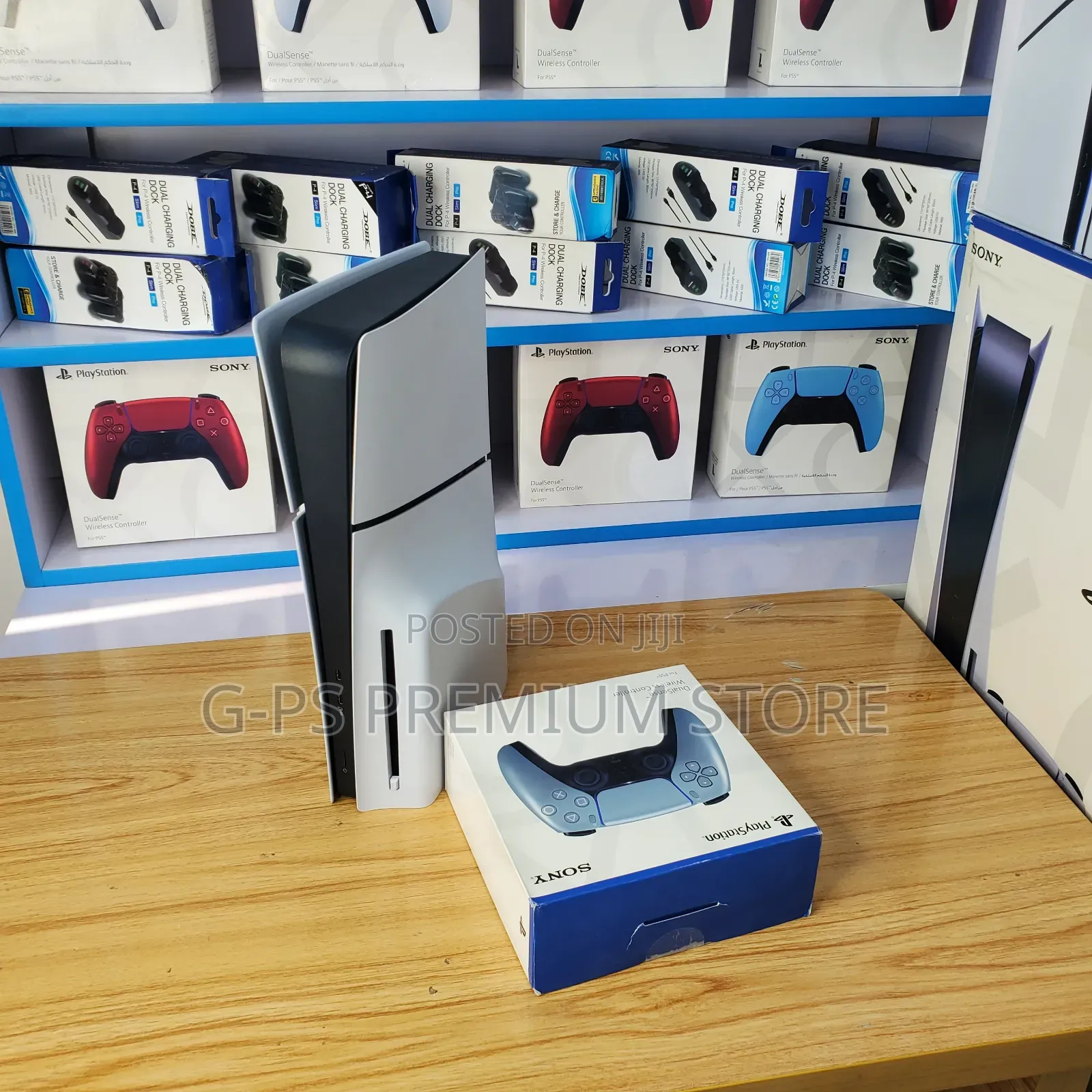 PlayStation 5 Slim | 5 ጌሞች የተጫኑበት | 1 Original Joystick | ከነ ሙሉ አክሰሰሪው