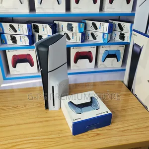 PlayStation 5 Slim | 5 ጌሞች የተጫኑበት | 1 Original Joystick | ከነ ሙሉ አክሰሰሪው