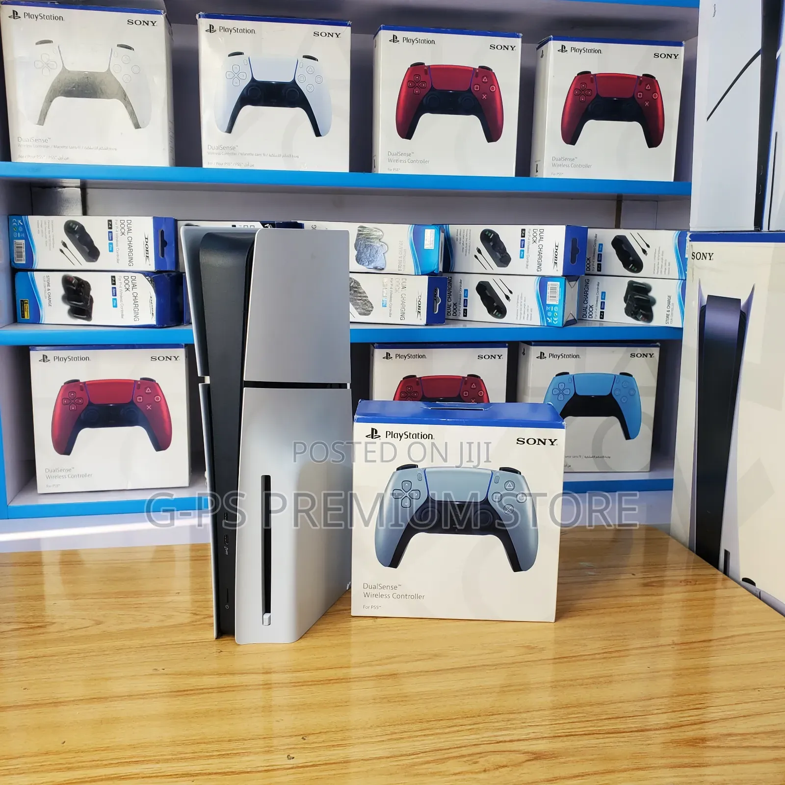 PlayStation 5 Slim | 5 ጌሞች የተጫኑበት | 1 Original Joystick | ከነ ሙሉ አክሰሰሪው