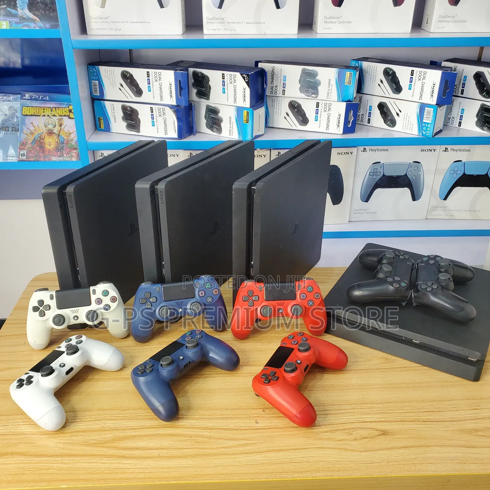 PS4 Slim (ጄልብሬክ Jailbreak) | 12 ጌሞች የተጫኑበት | 2 Original Joystick
‎