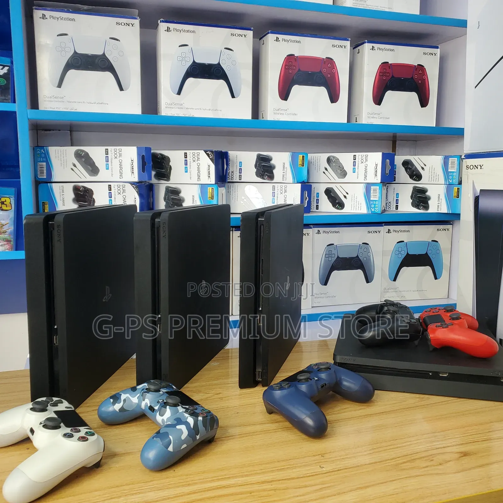 PS4 Slim Jailbreak (ጄልብሬክ) | 12 ጌሞች + 2 Original Joystick