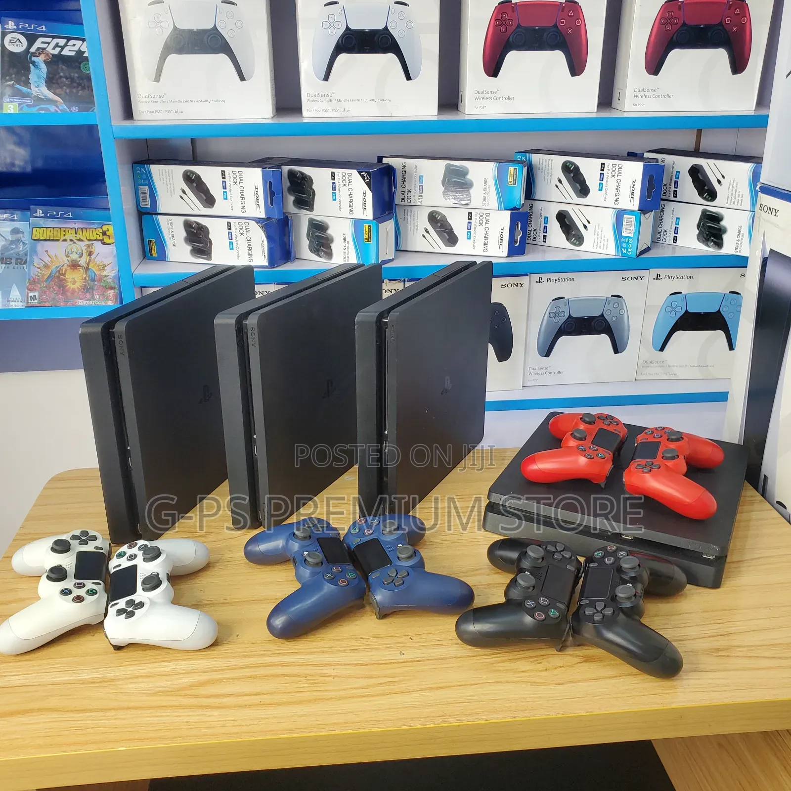 PS4 Slim Jailbreak (ጄልብሬክ) | 12 ጌሞች + 2 Original Joystick