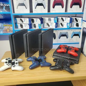 PS4 Slim Jailbreak (ጄልብሬክ) | 12 ጌሞች + 2 Original Joystick